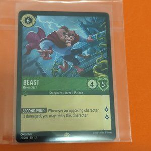 Disney Lorcana Beast Relentless 70/204 - Non Foil - LP